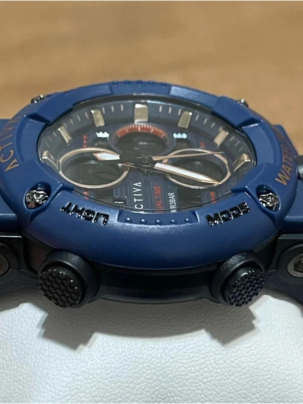 Activa X Invicta Digital Men's Watch - 52mm. Blue, new.